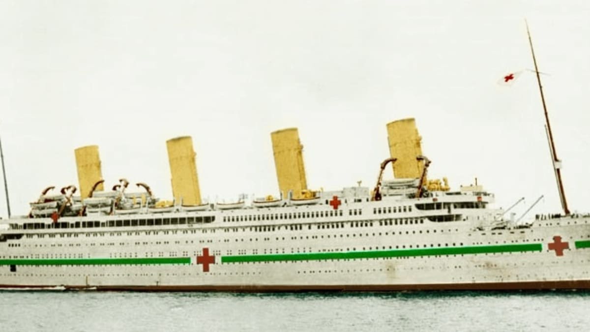 HMHS Britannic se potopil před více než 100 lety