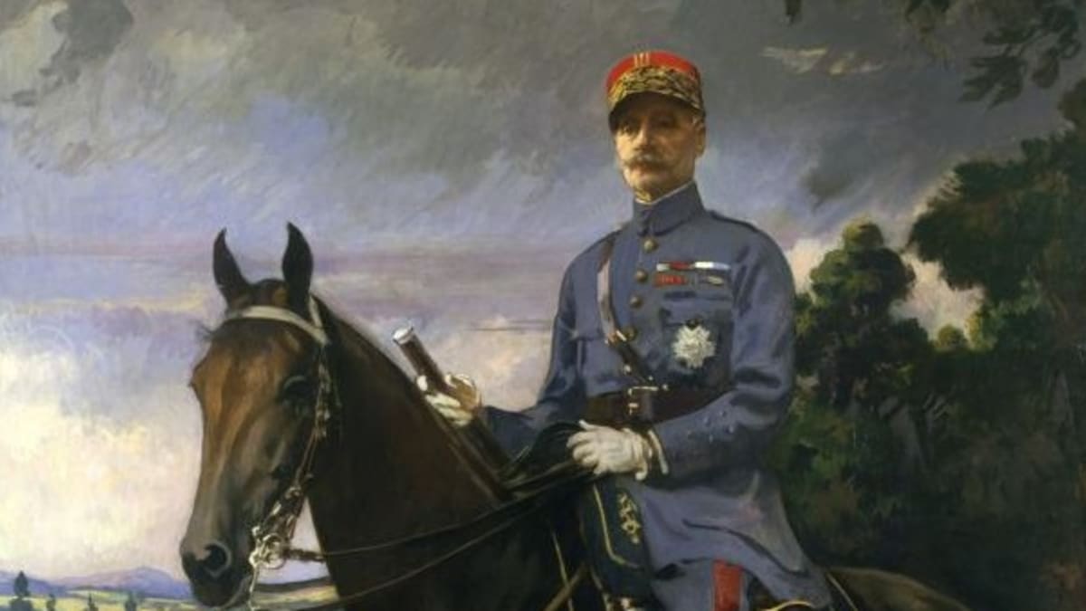 Německou jarní ofenzívu pomohl zastavit maršál Ferdinand Foch