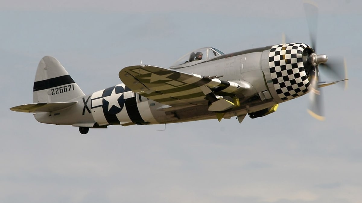 Dosud létající Republic P-47D Thunderbolt