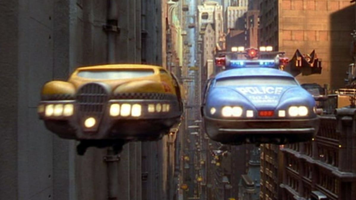 Létající taxík ve filmu Pátý element
