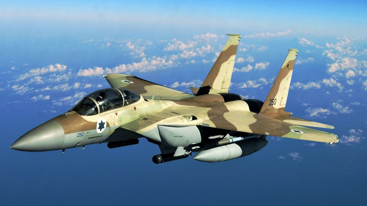 Letoun F-15I izraelského etectva