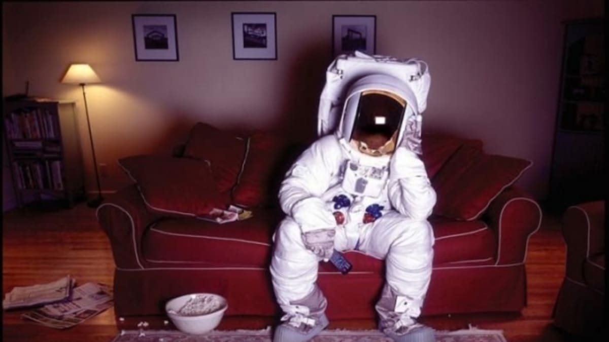 Smutný astronaut