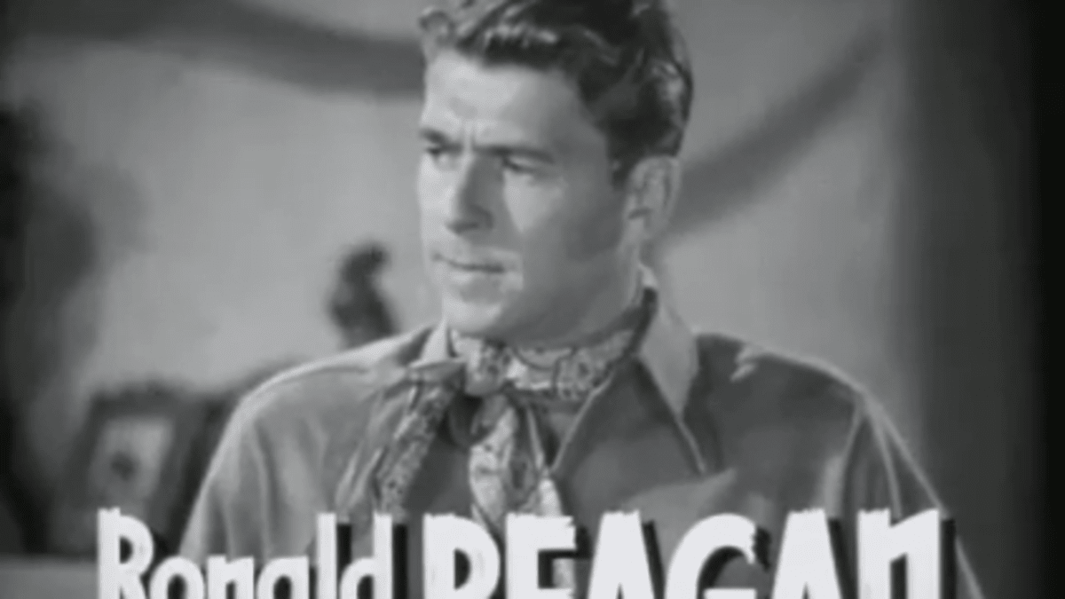 Ronald Reagan jako filmová star