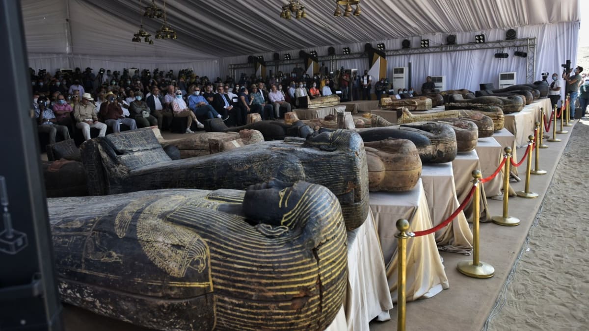 Takto vypadá nejvýznamnější archeologický objev v Egyptě roku 2020