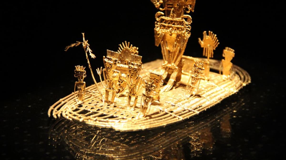 Zlatý vor - muzeum zlata v Bogotě