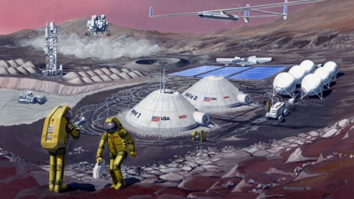 Základna NASA na Marsu