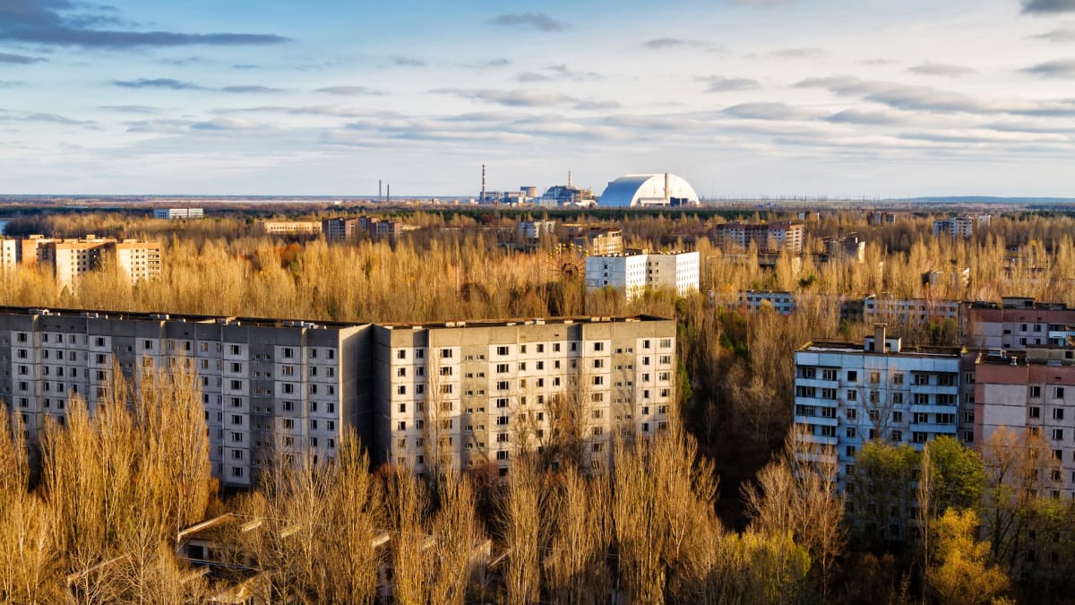 Z okolí jaderné elektrárny Černobyl lidé zmizeli