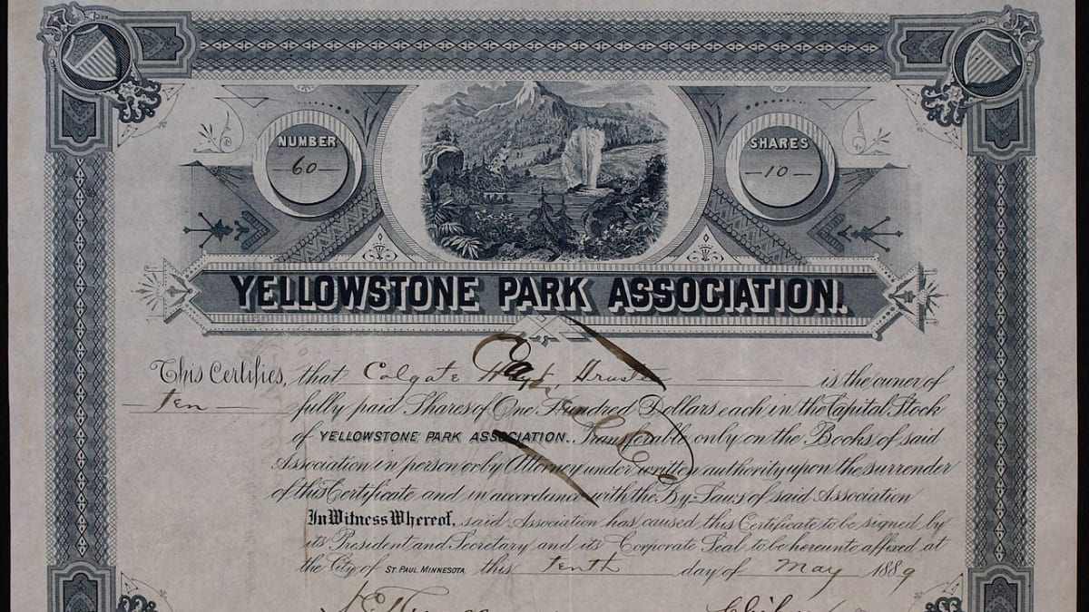 Historický dokument z roku 1889