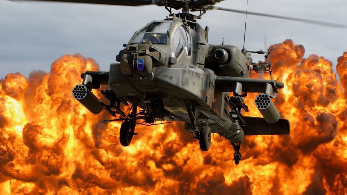 Apache v plamenech