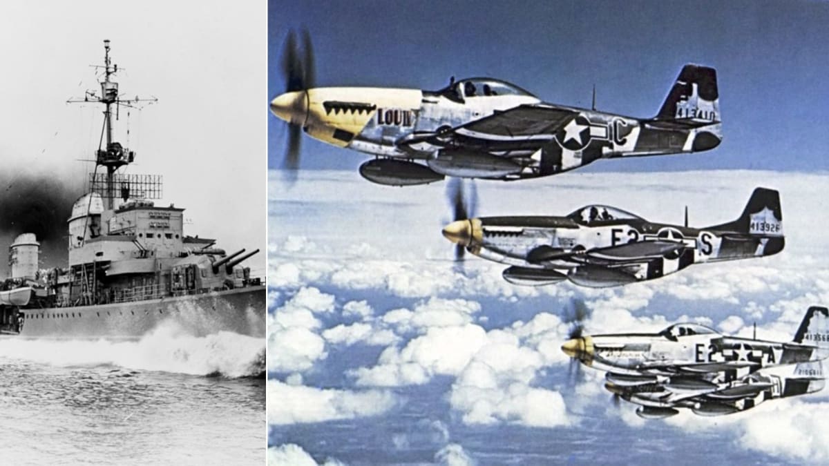 Černého pátku se zúčastnily i stíhačky P-51 Mustang