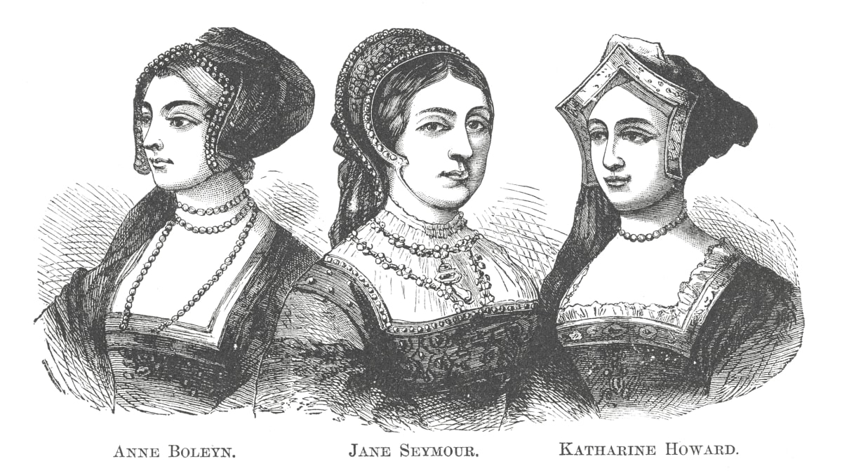 Tři z manželek Jindřicha VIII.