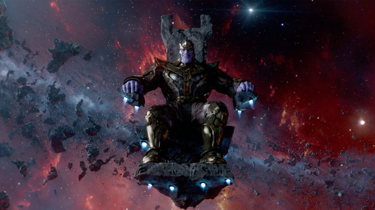 Thanos na trůnu