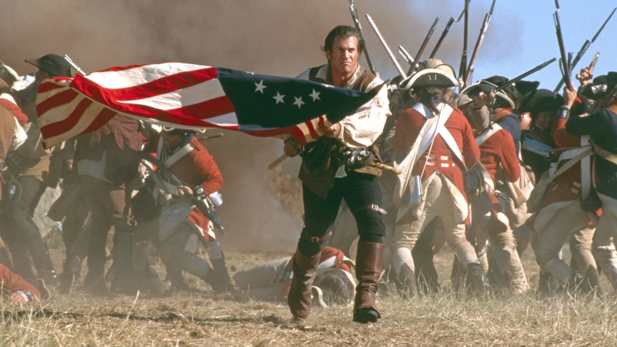 Fotka z filmu Patriot, na jehož konci se řeší i bitva o Yorktown