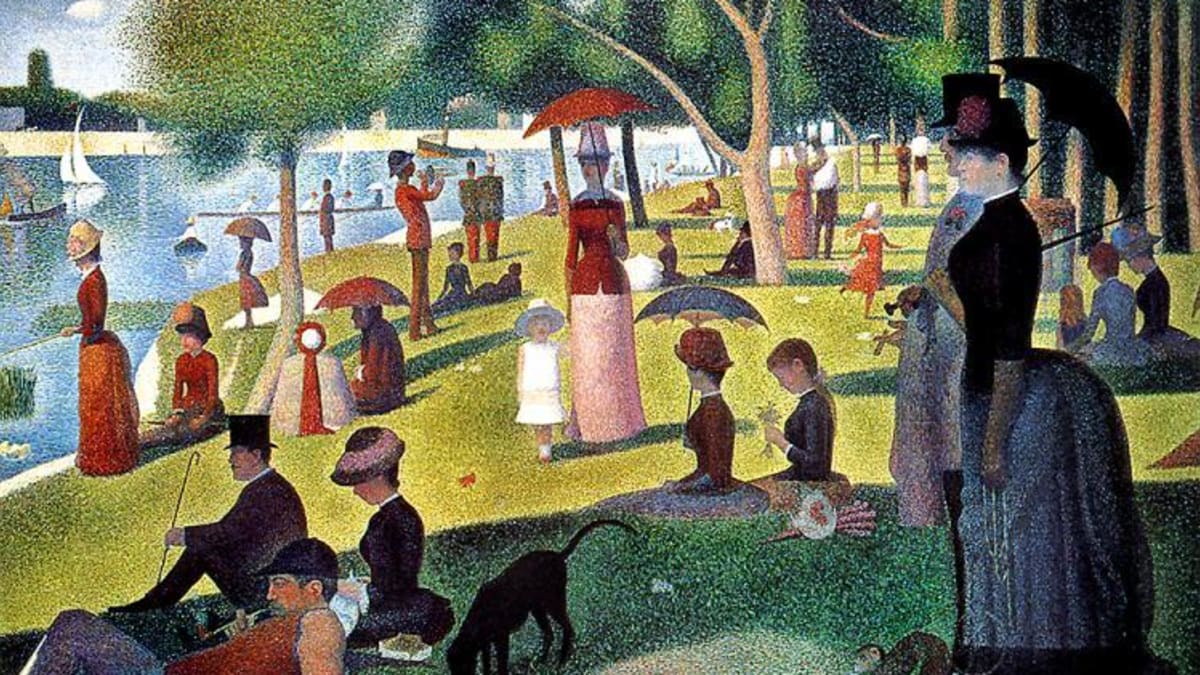 Georges Seurat, Nedělní odpoledne na ostrově La Grande Jatte
