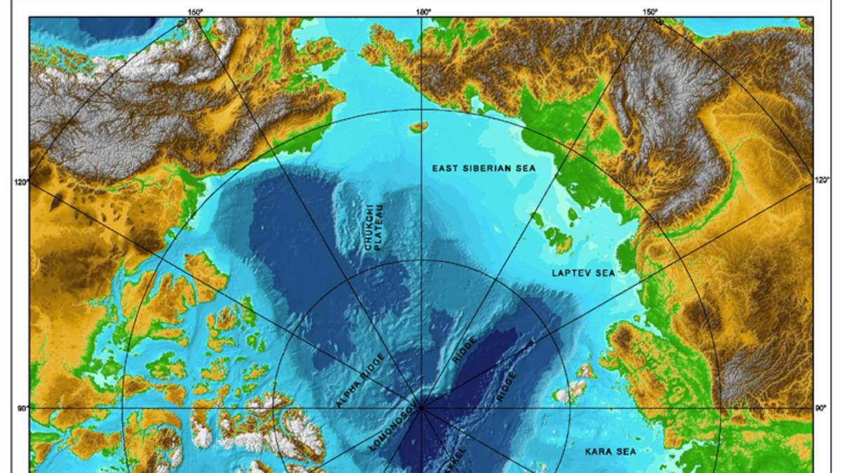 Topografie Severního pölu