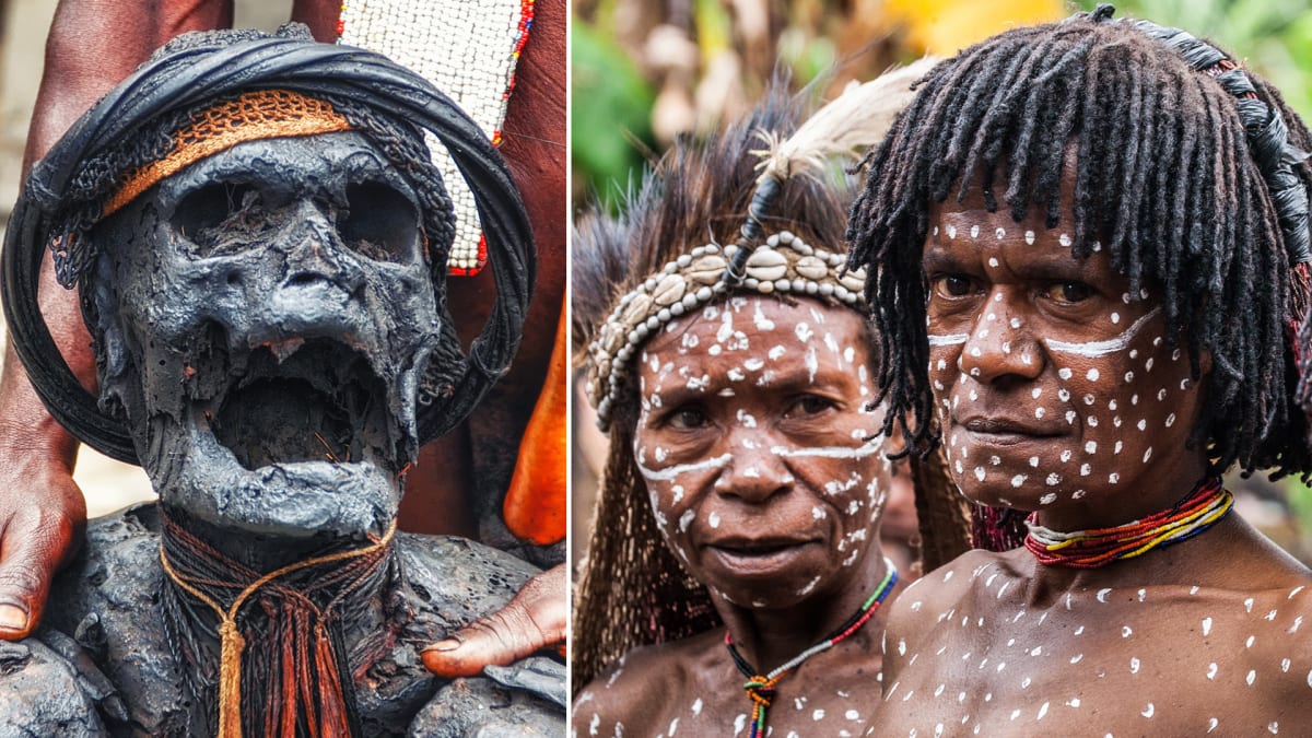 Obyvatelé Papuy Nové Guiney mají často nepochopitelné rituály