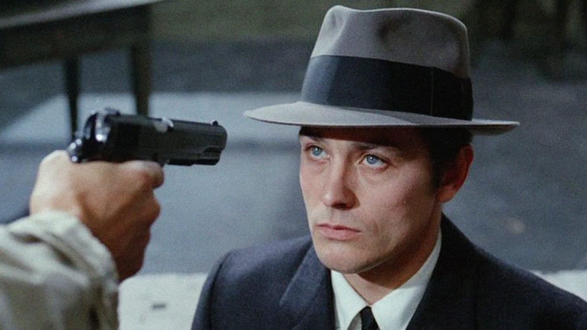 Alain Delon jako zabiják ve filmu Samuraj (1967)