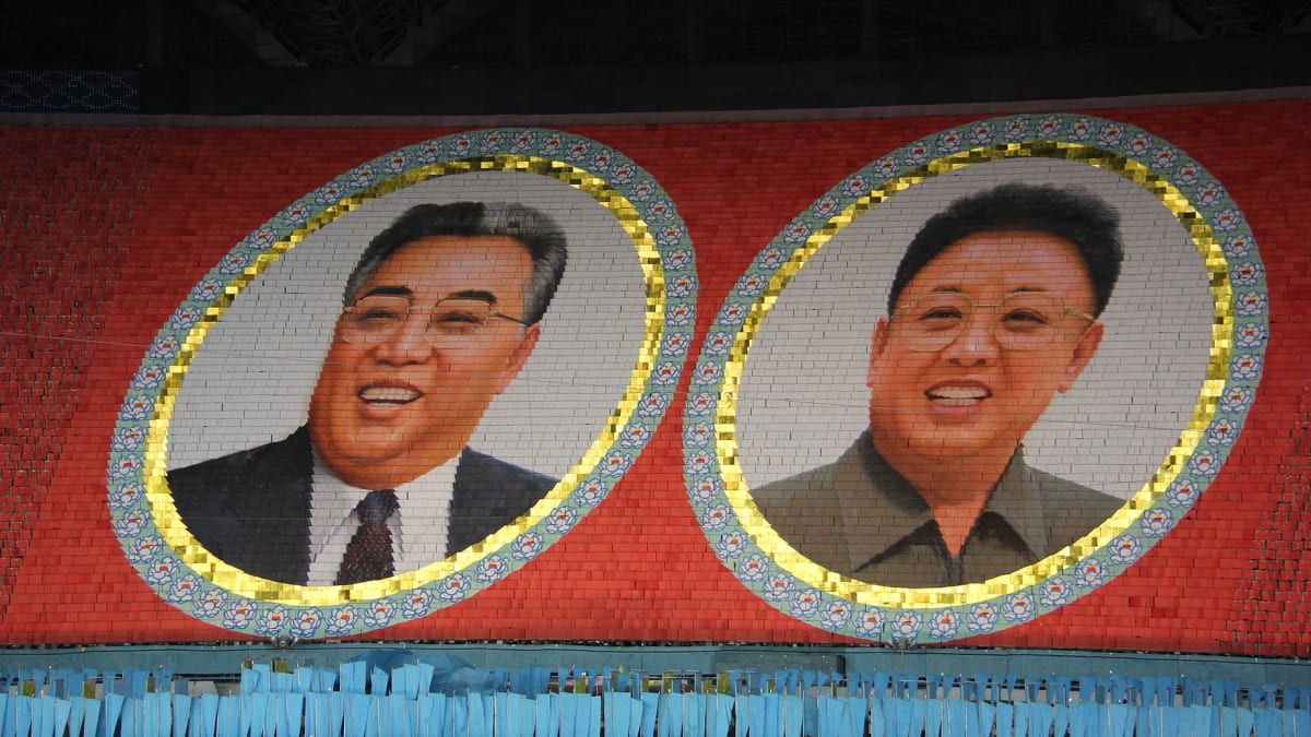 Kim Jong unův otec a dědeček