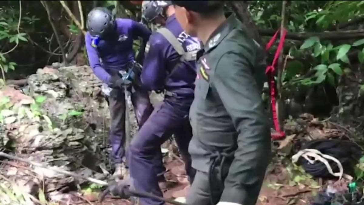 Záchranná akce v Thajských jeskyních