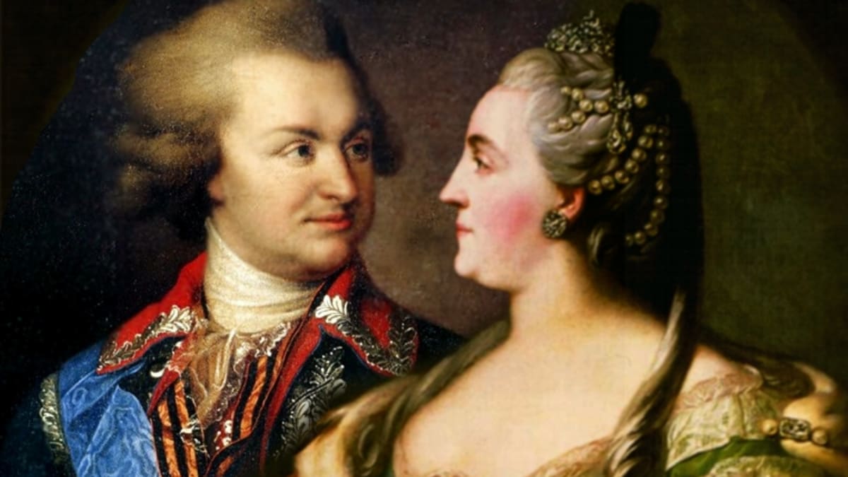 Grigorij Potěmkin a Kateřina II. Veliká