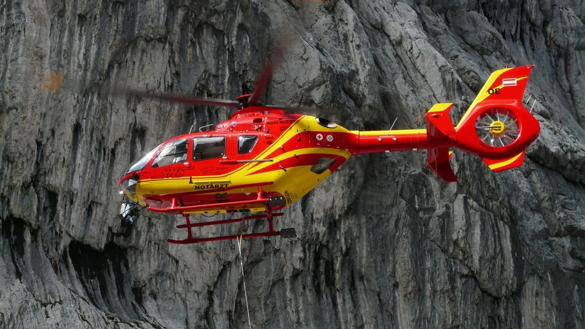 Záchranný vrtulník - pro mnohé jediná naděje