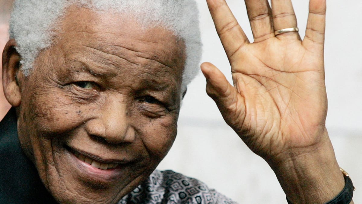 Nelson Mandela v roce 2008