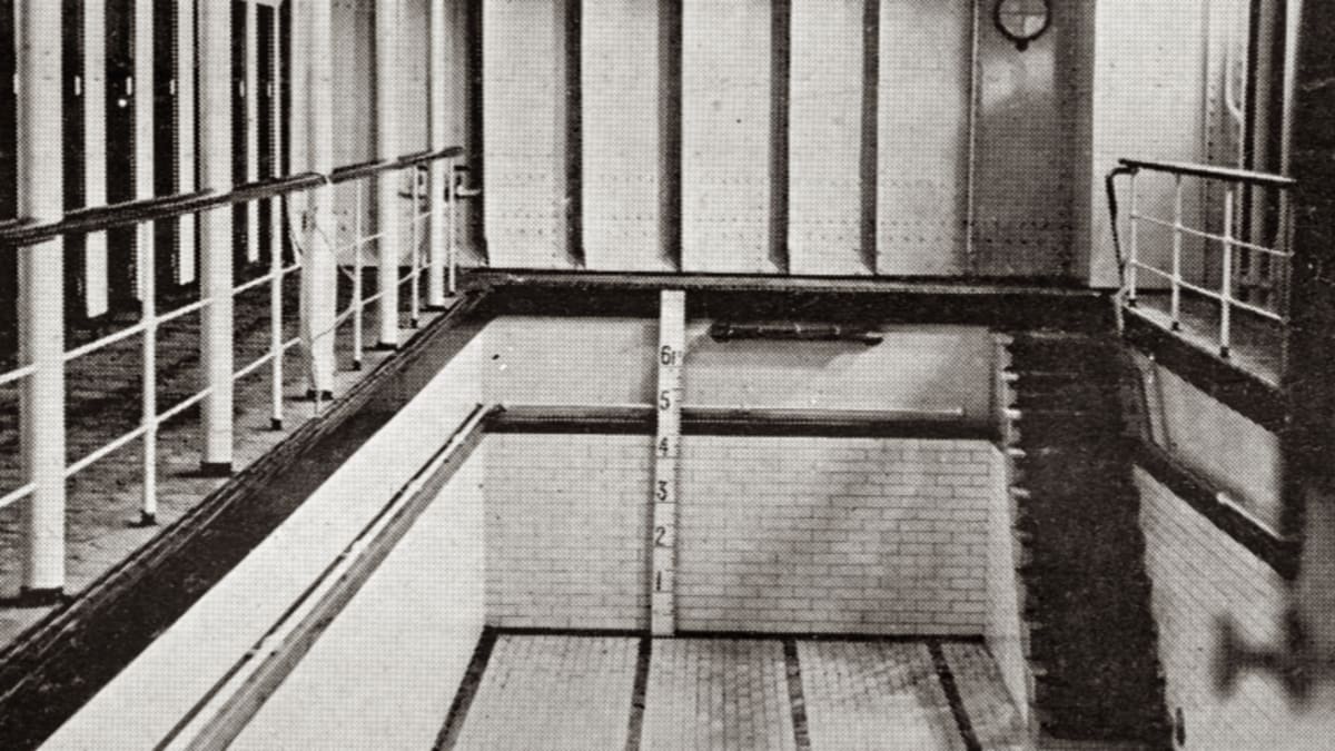 Bazén Titanicu pro pasažéry z 1. třídy