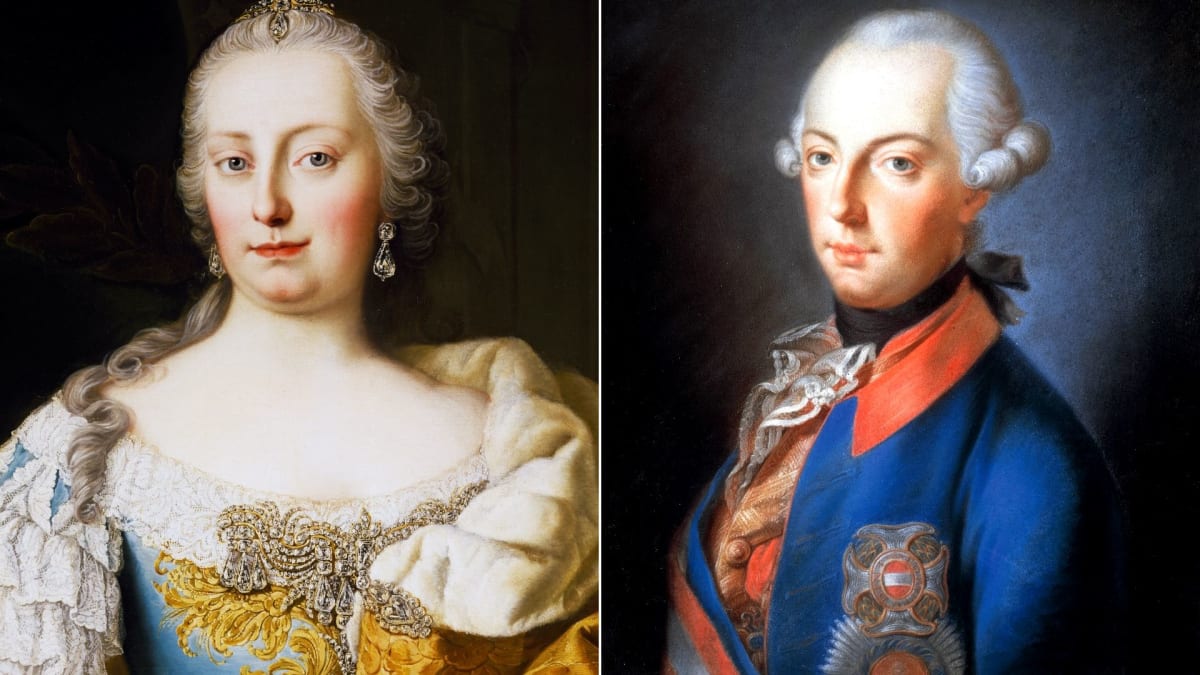 Marie Terezie a Josef II. main