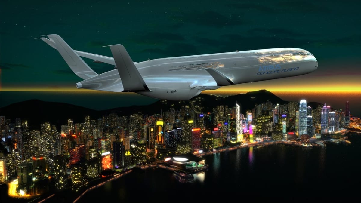 Airbus 2050 nad Hongkongem