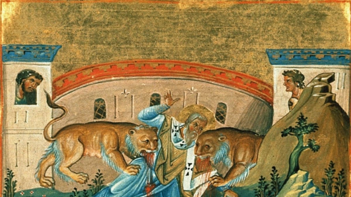 Venatio, při němž zemřel Ignatius z Antiochie