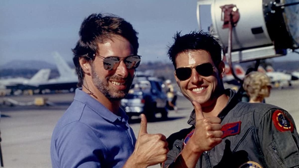 Jerry Bruckheimer a Tom Cruise na place Top Gunu
