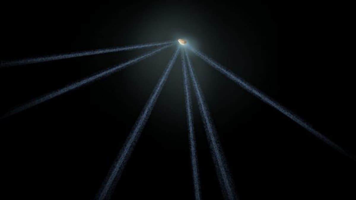 Kometa se šesti ohony