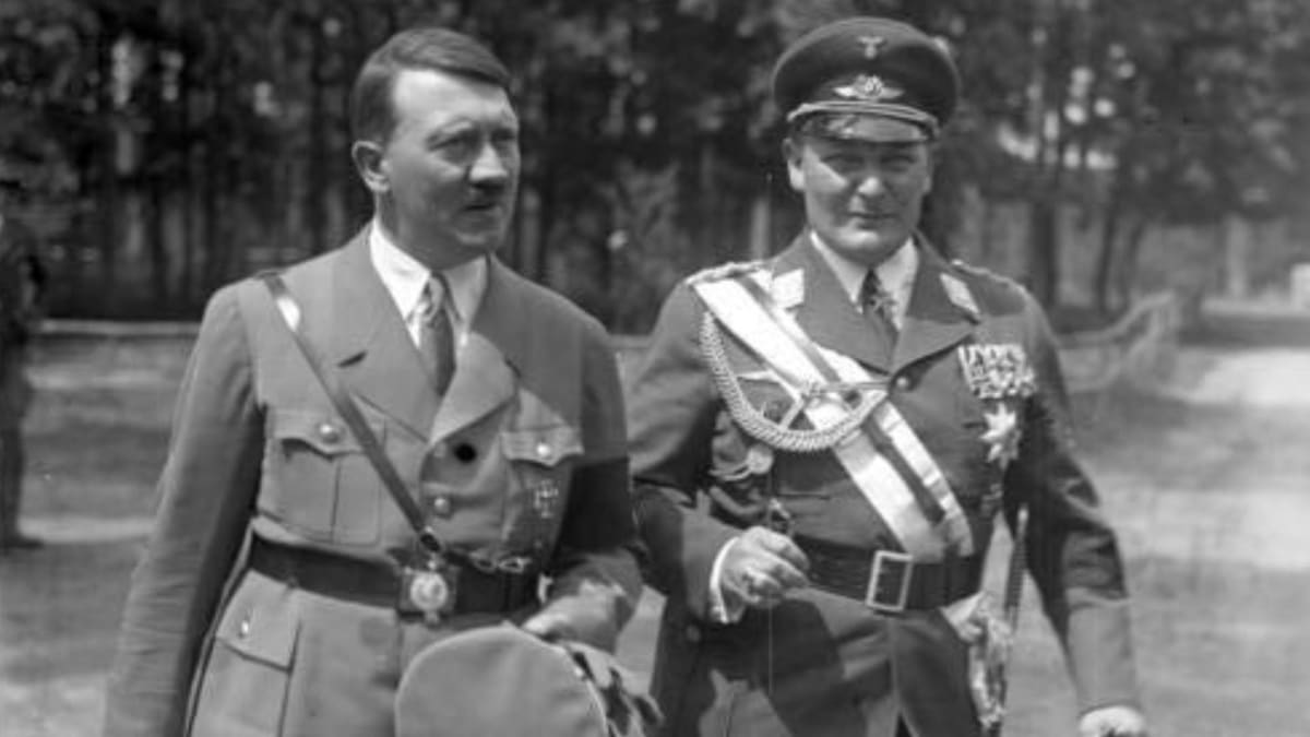 Adolf Hitler a zakladatel gestapa - Hermann Göring
