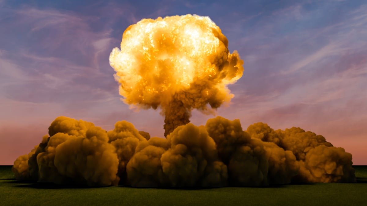 Výbuch atomové bomby (ilustrační fotka)