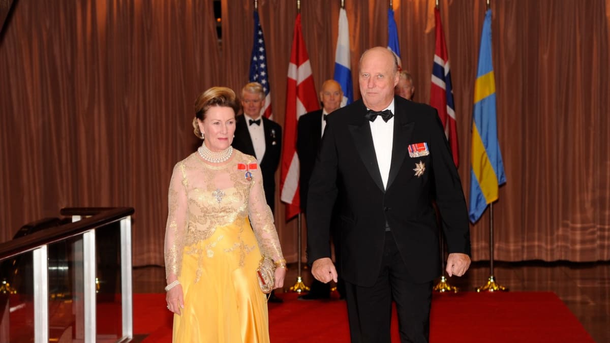 Král Harald V. a královna Sonja v roce 2011