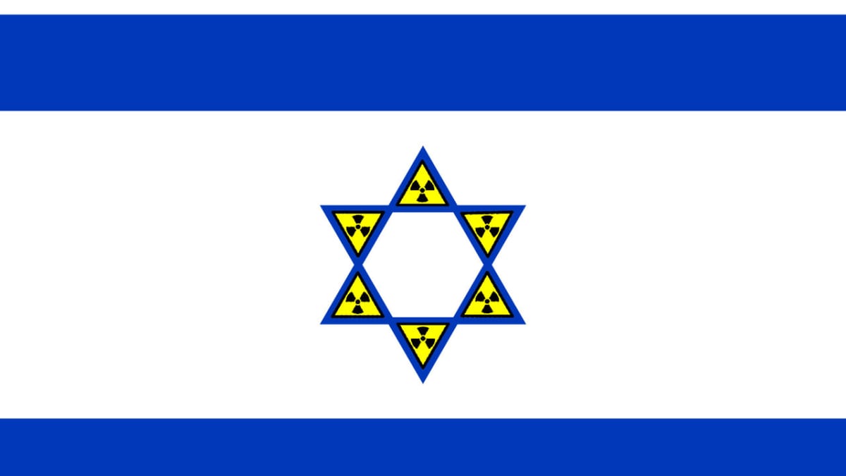 Radioaktivní vlajka Izraele