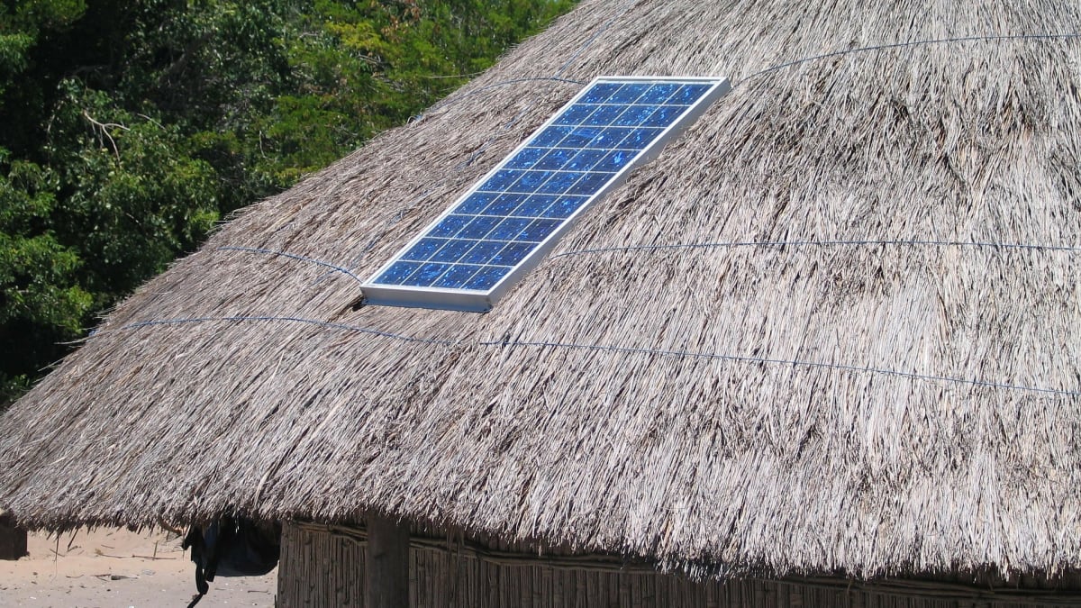 Africký solární panel