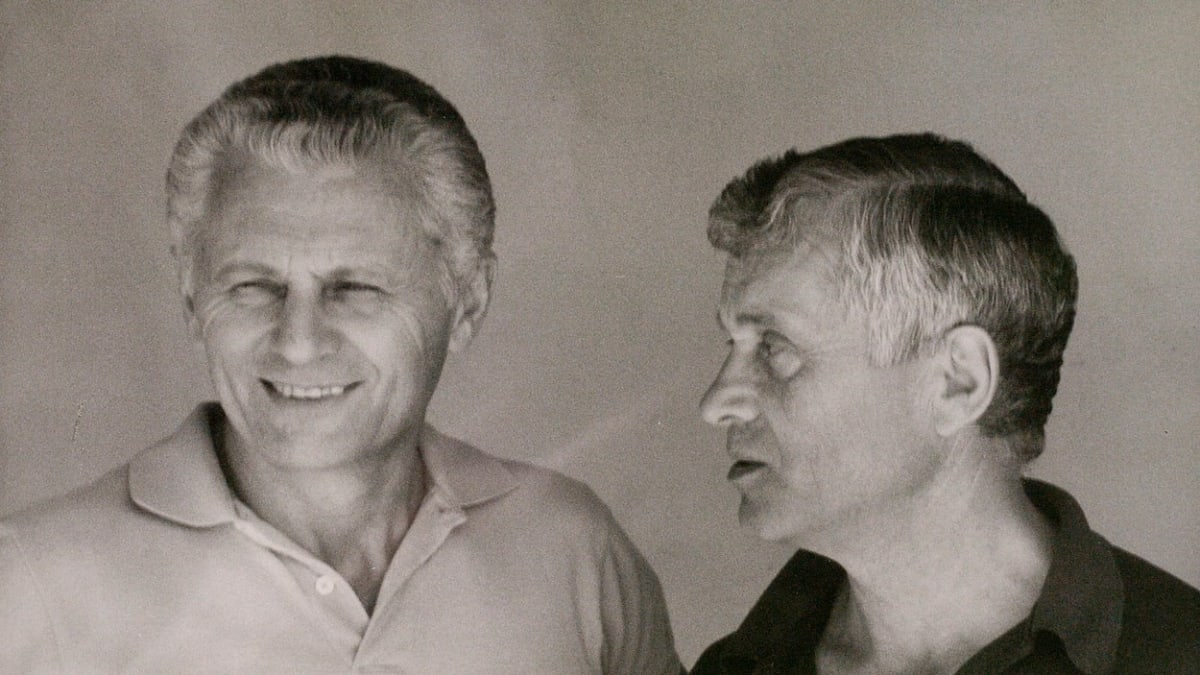 Ctirad Mašín (vlevo) a jeho bratr Josef v roce 1988