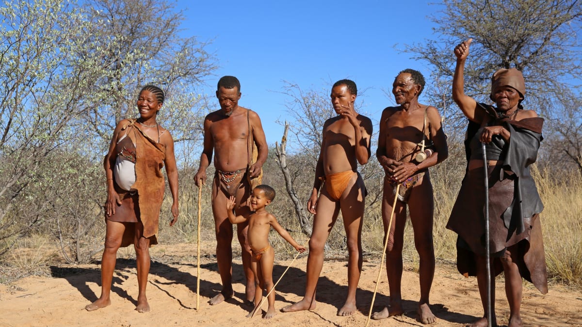 Namibie Caprivi_domorodý kmen
