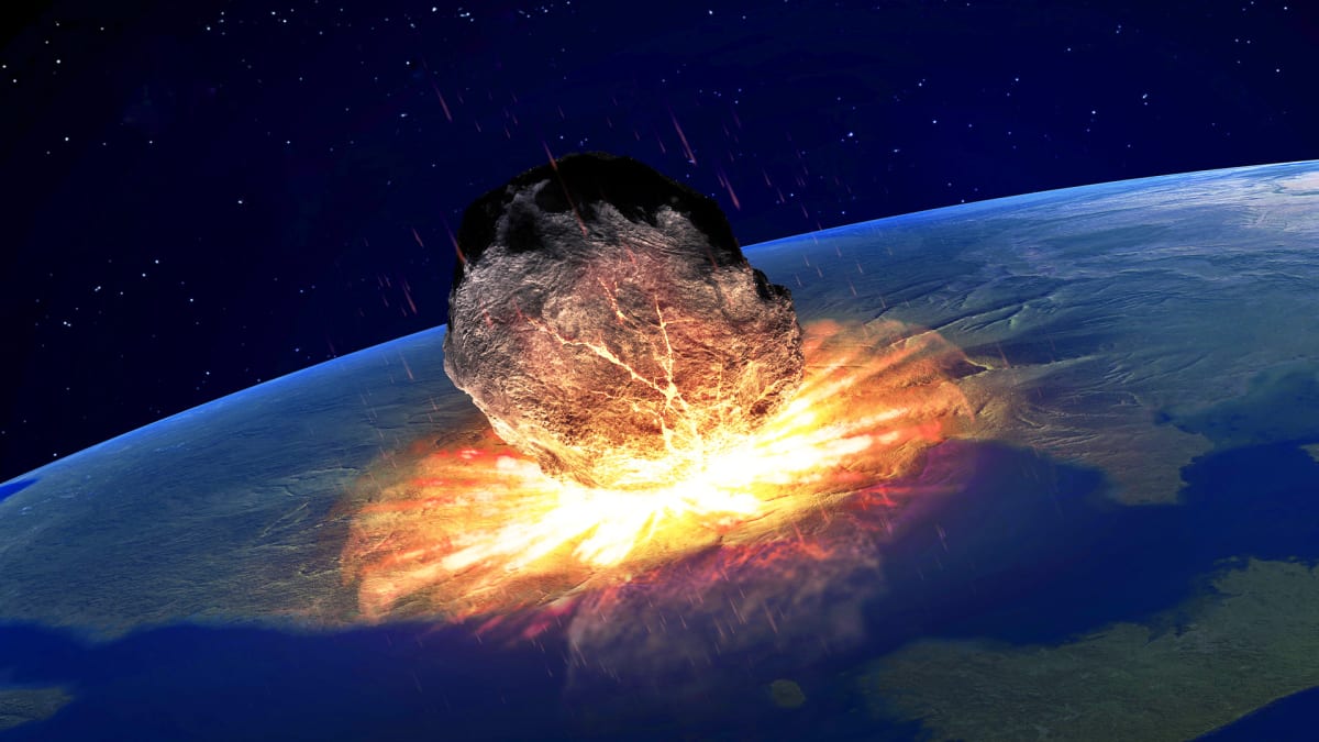 Stometrový asteroid mohl nadělat pěknou paseku (velmi ilustrační foto)