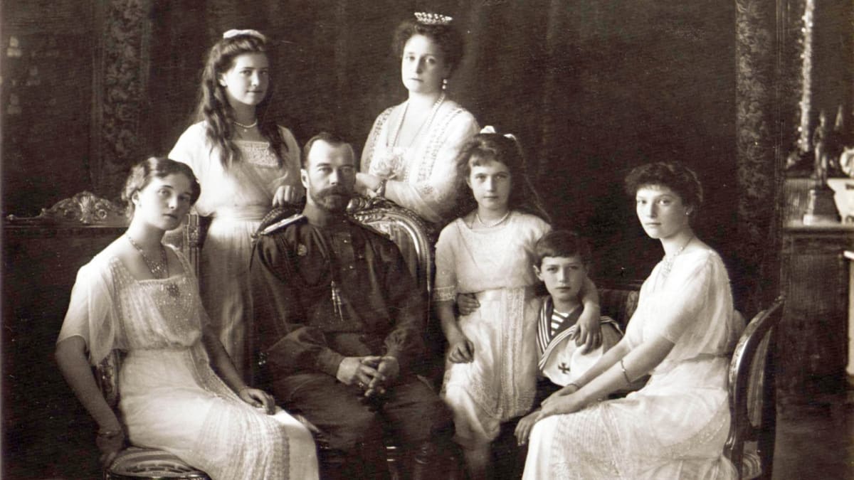 Vyvražděná carská rodina - v roce 1913