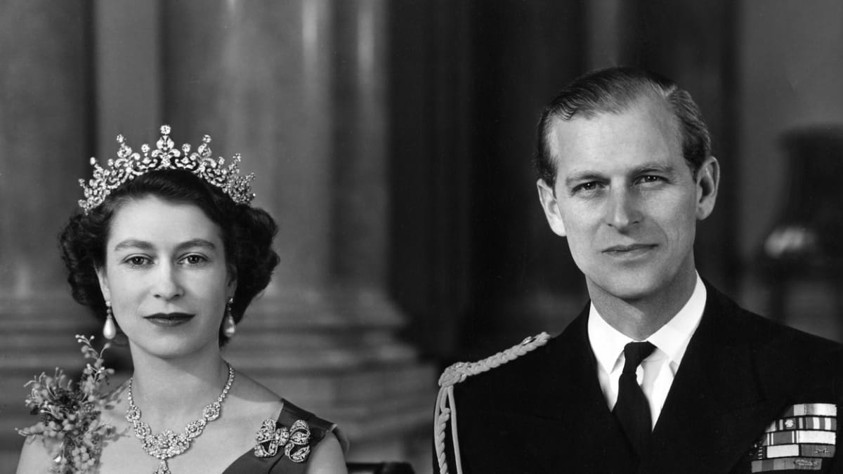 Princ Philip, vévoda z Edinburghu a Alžběta II.
