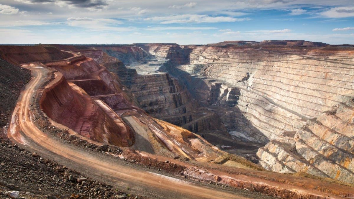 zlatý důl v Austrálii