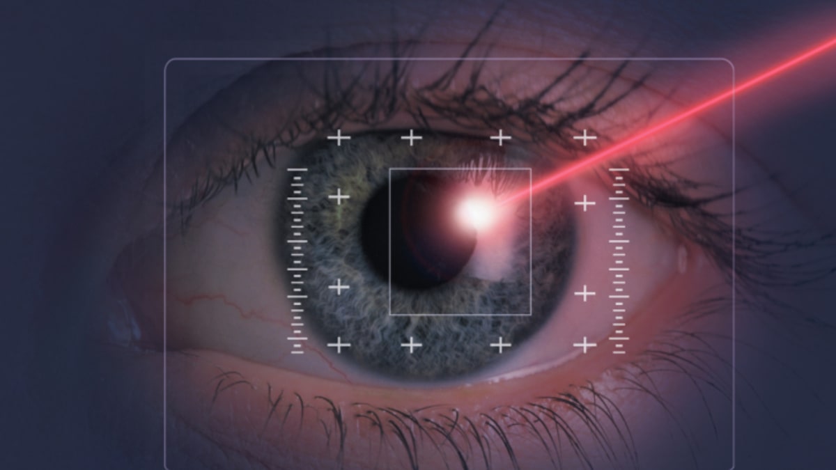 Laser a oko