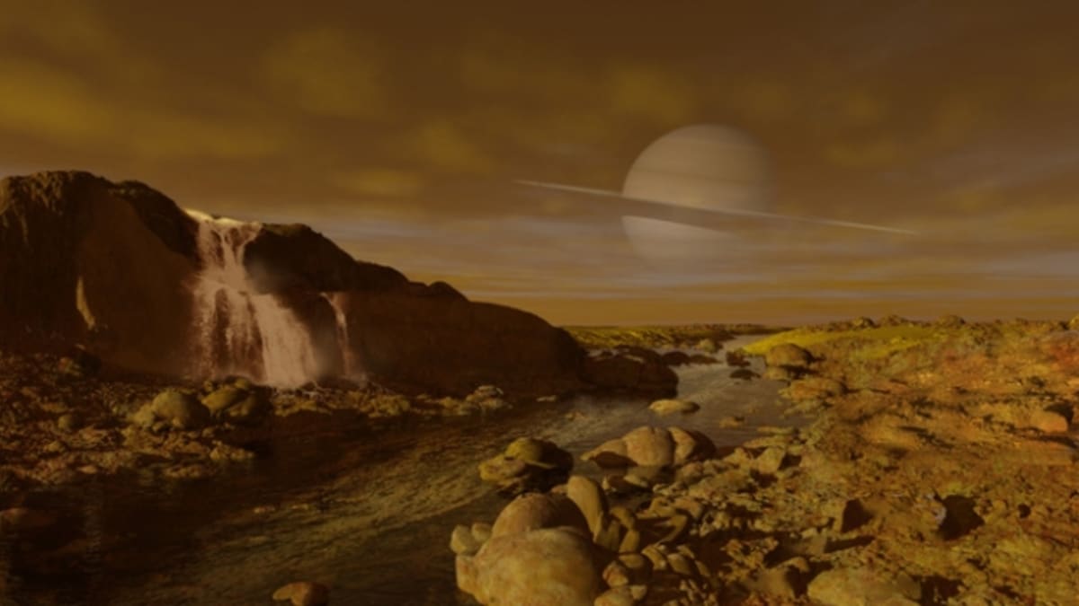 Řeky na Titanu