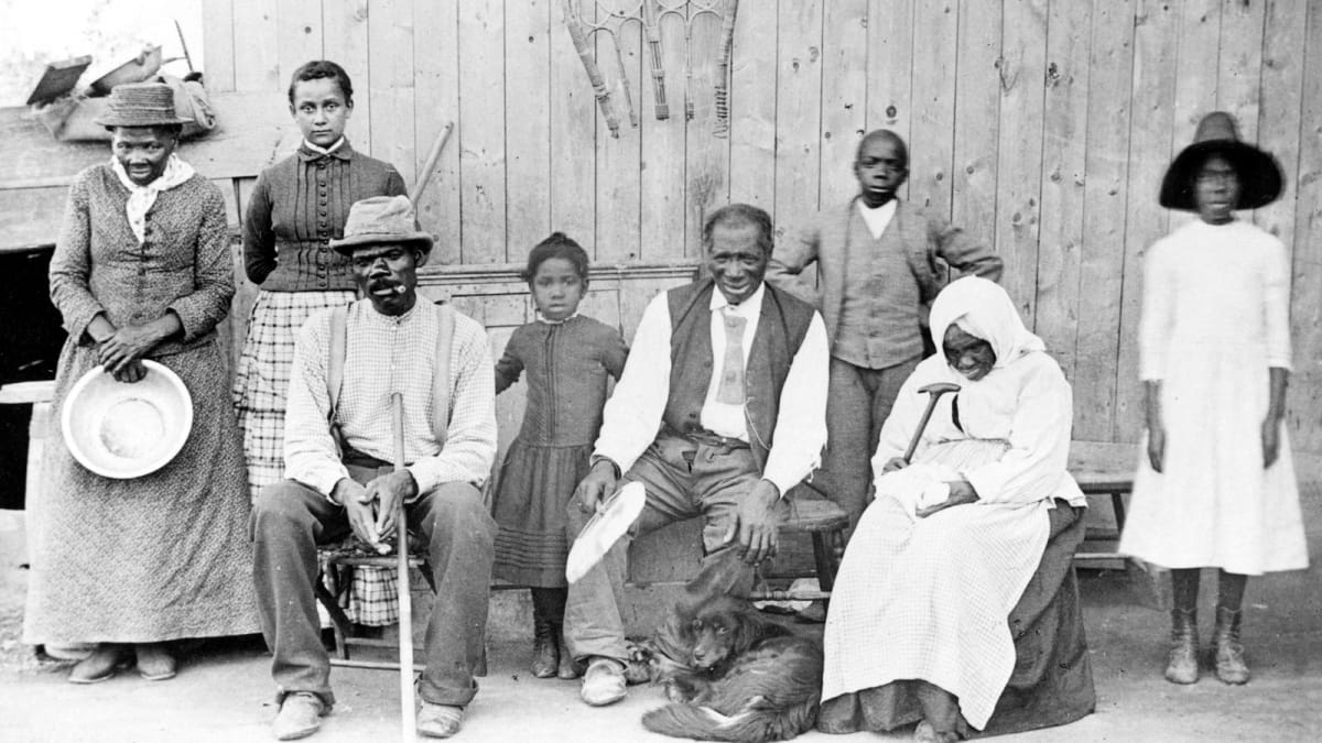 Harriet Tubmanová se svou rodinou v roce 1887