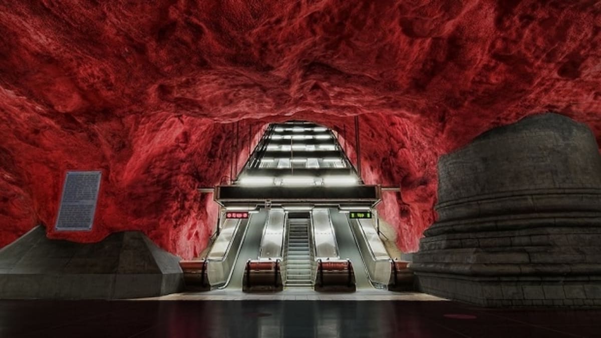 Metro ve Stockholmu