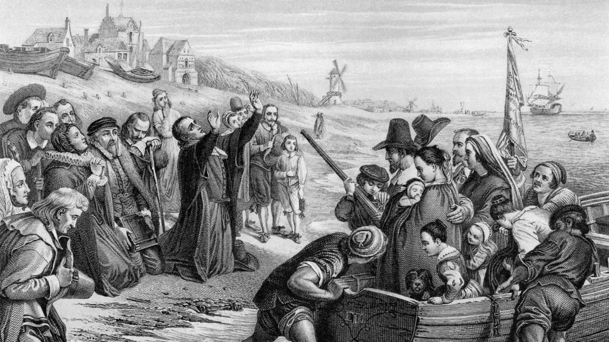 První puritáni dorazili do Nové Anglie na lodi Myflower v roce 1620