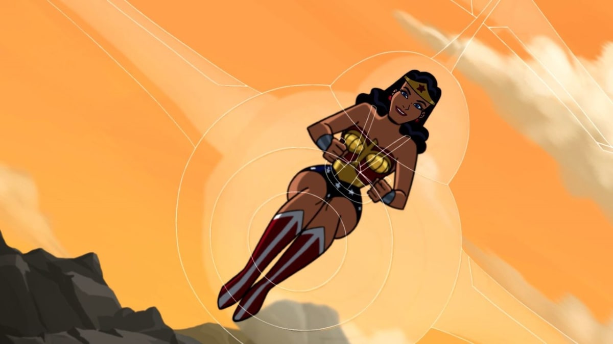 Wonder Woman v neviditelném letadle