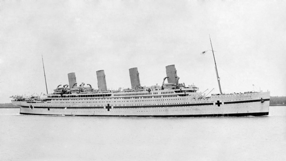 HMHS Britannic přestavěný na nemocniční loď